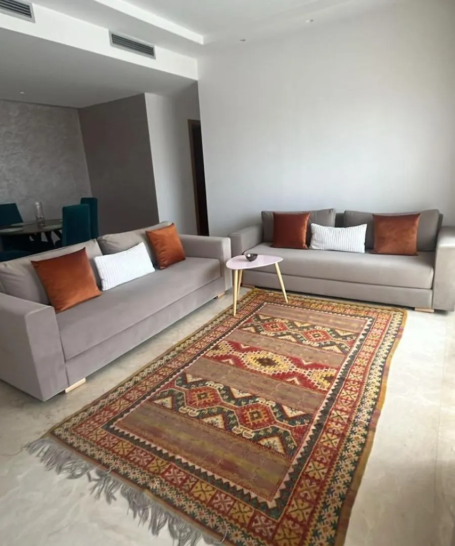 Spacieux Appartement Moderne A Casablanca Finance City Vue Panoramique Parking Fibre Optique Διαμέρισμα