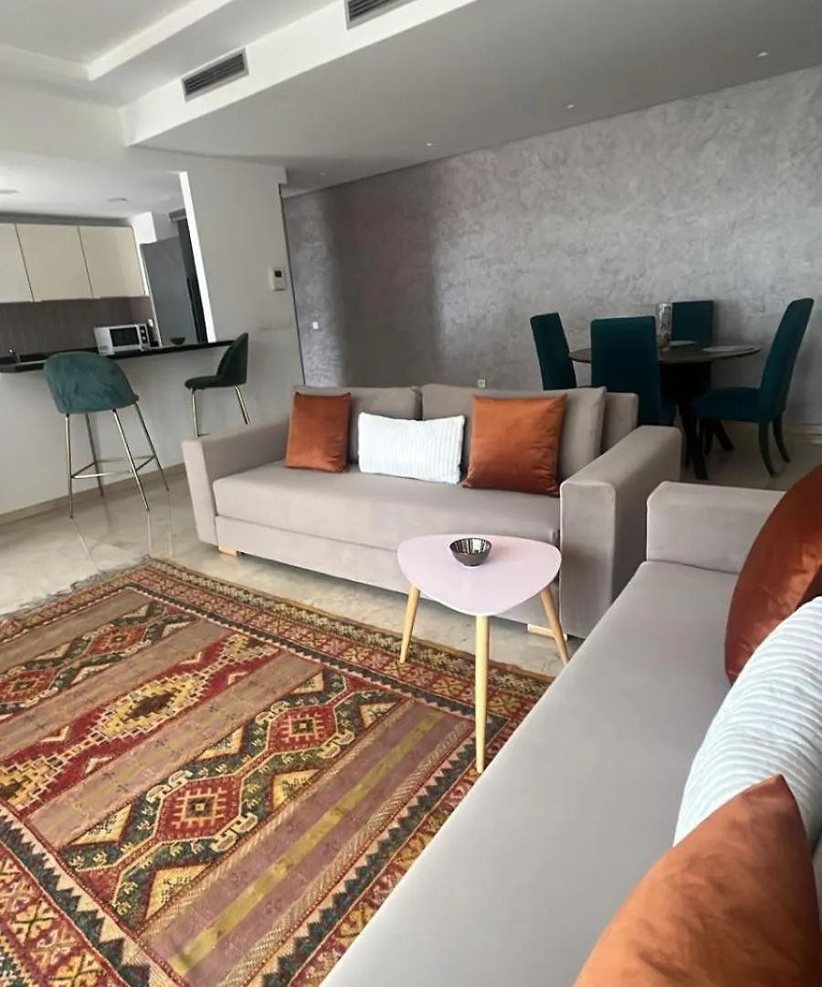 Spacieux Appartement Moderne A Casablanca Finance City Vue Panoramique Parking Fibre Optique