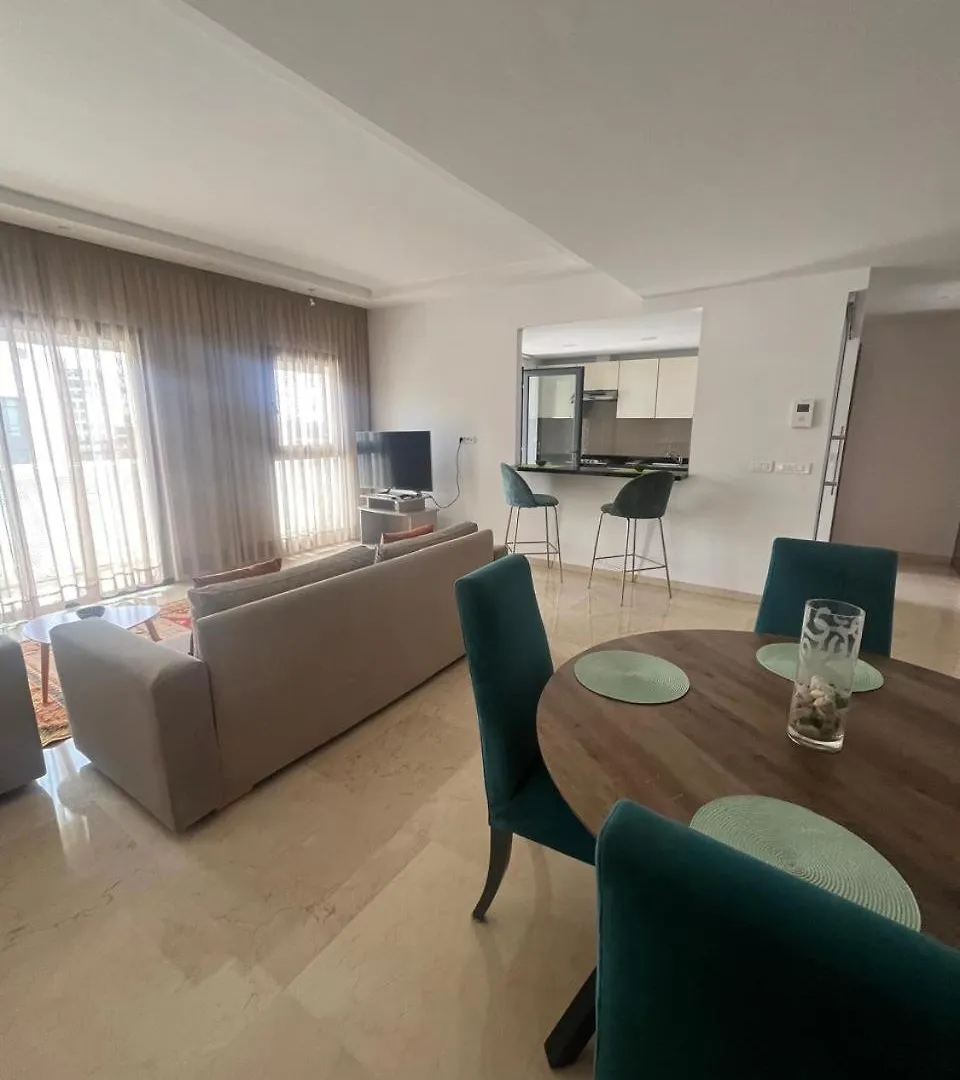 Spacieux Appartement Moderne A Casablanca Finance City Vue Panoramique Parking Fibre Optique